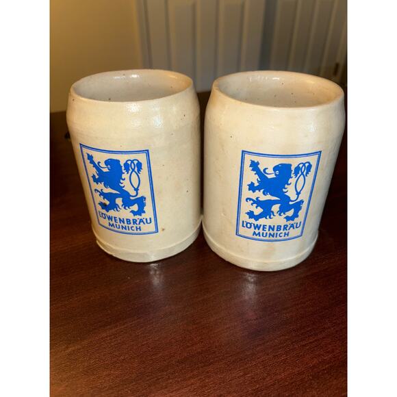 Vintage Lowenbrau Beer Steins - Picture 1 of 3